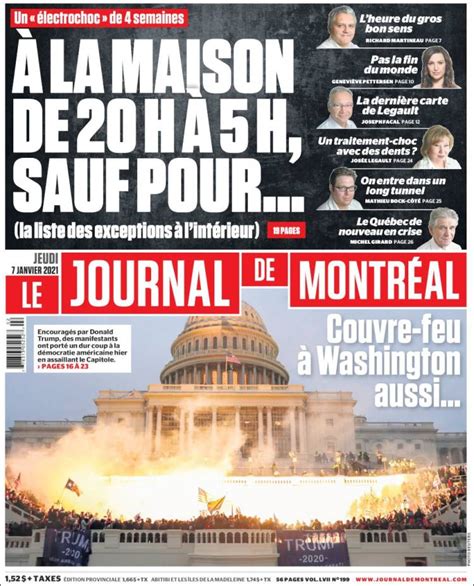 journal de montréal actualité aujourd'hui.